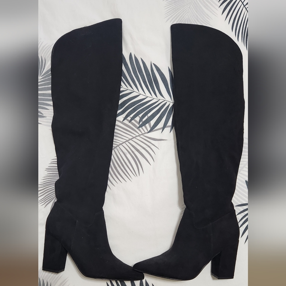 Over the knee heels boots